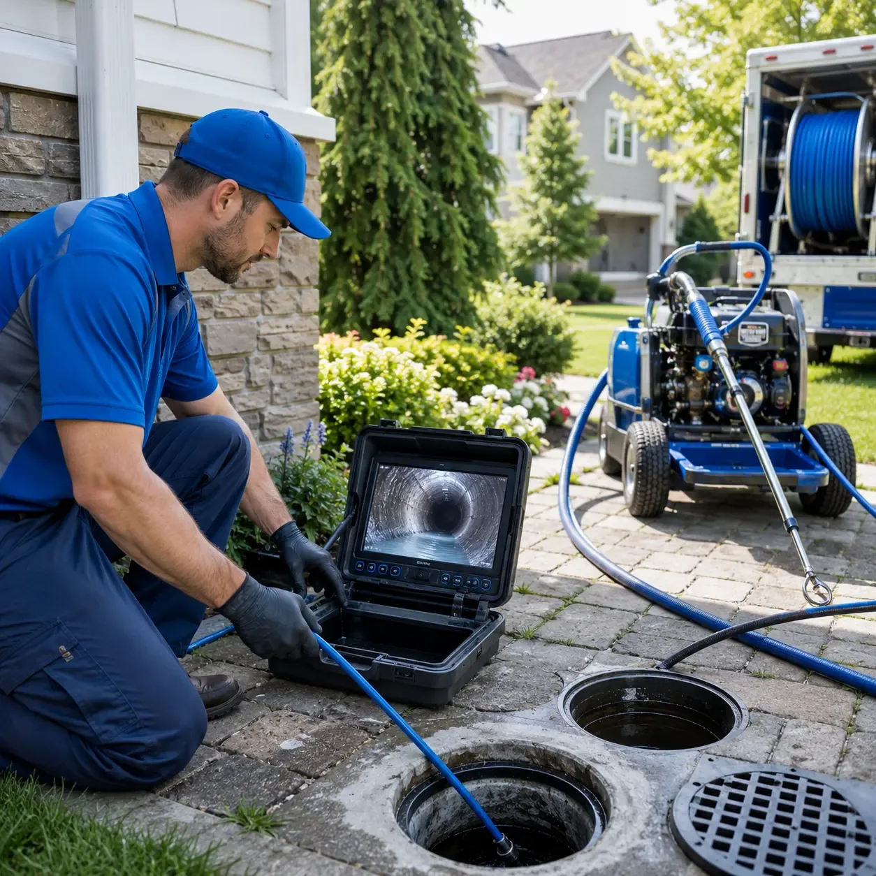 Outdoor drain cleaning professionals serving Hooven, OH