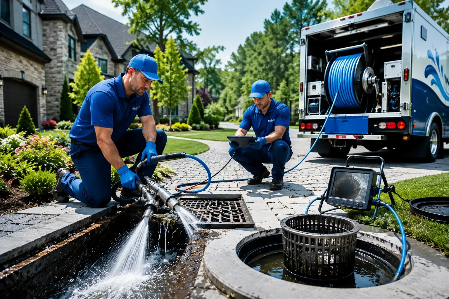 Local outdoor drain cleaning professionals in Hooven, OH