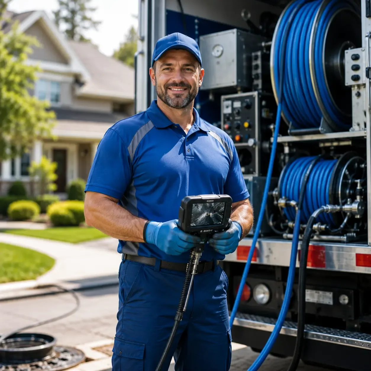 Local outdoor drain cleaning specialists in Hooven, OH
